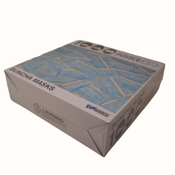 1000 Piece Jigsaw Puzzle Buncha Masks Medical New Sealed - Picture 4 of 5